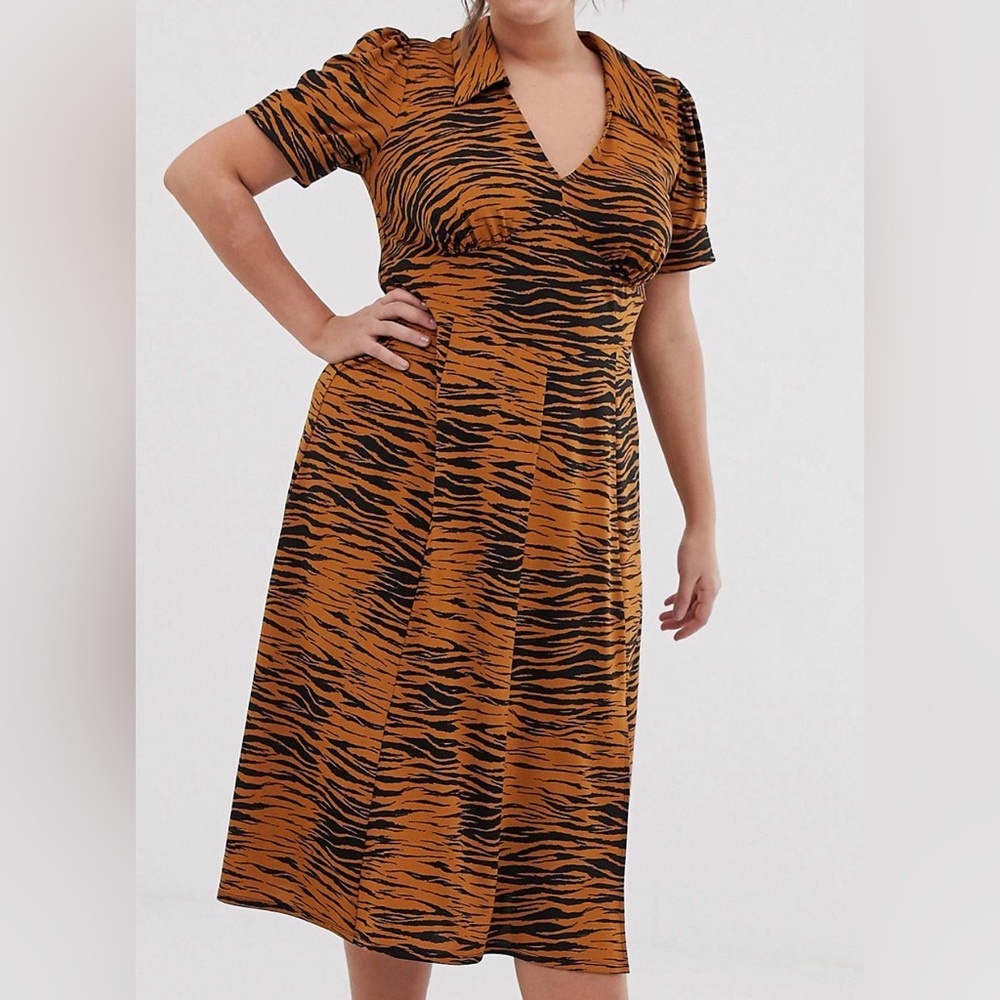 Animal Print Tea Dress